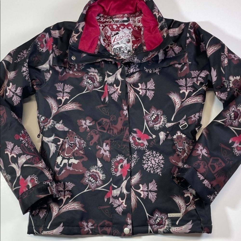 Liquid Activewear Women’s Small Petite 05K Floral Insulated Ski Snow Jacket